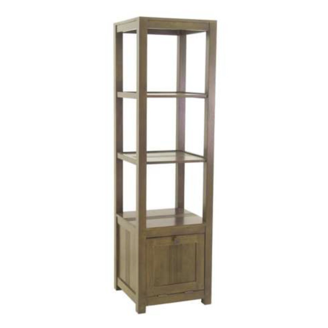 Column 1 Door MD8707, Tall display cabinet made of solid wood