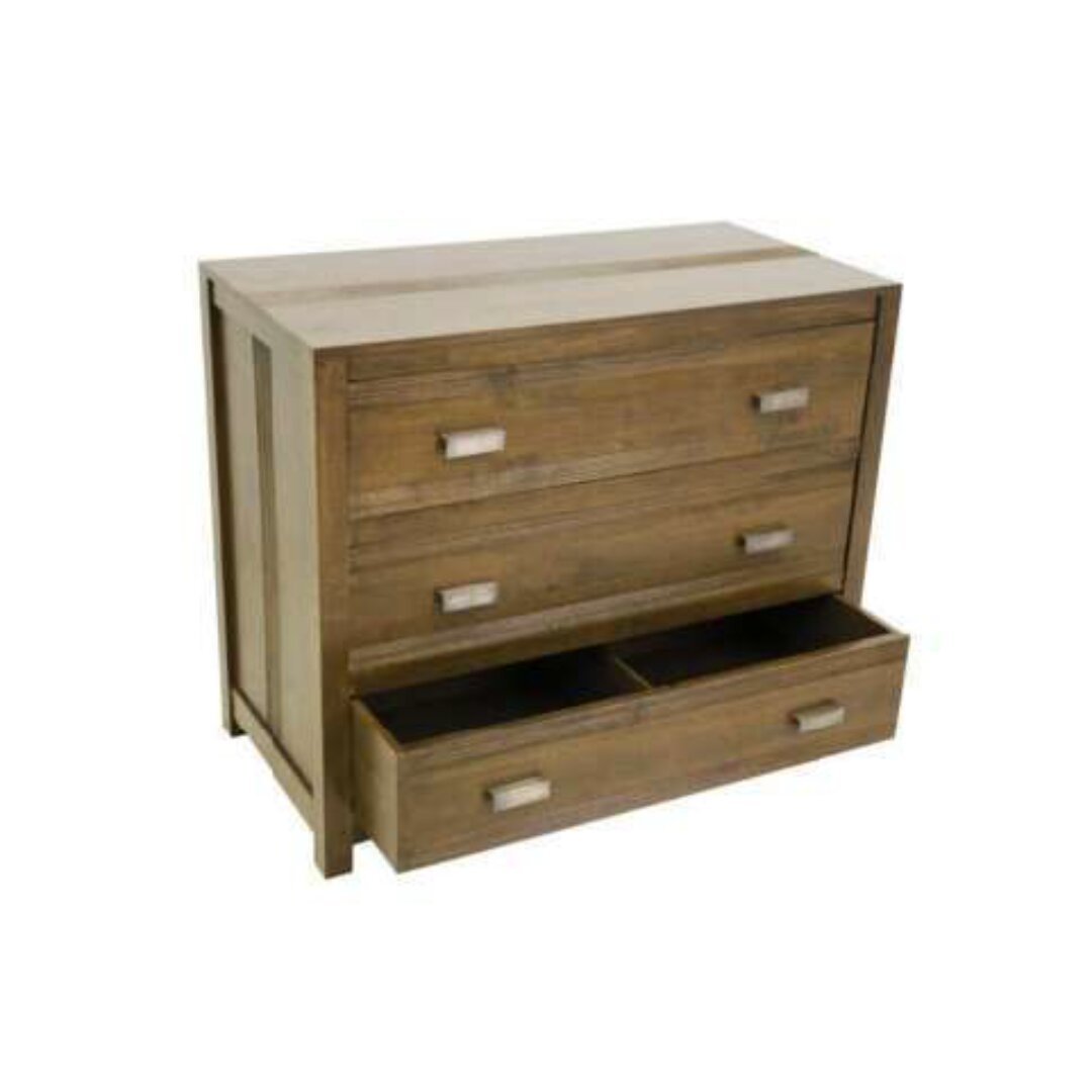 Chest of 3 Drawers MD8723, Solid wood 3-drawer chest