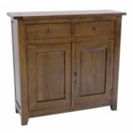 MD8746 Wooden Cupboard, Solid wood storage cabinet with 2 doors and 2 drawers