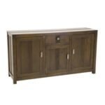 MD8754 Sideboard, Solid wood sideboard with 3 doors and 1 drawer, Guinea design
