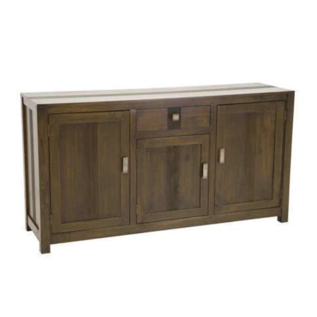 MD8754 Sideboard, Solid wood sideboard with 3 doors and 1 drawer, Guinea design