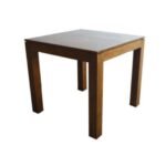 MD8759KD Dining Table, Solid wood square dining table, Hong Kong style (Knock Down)