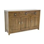 MD8762 Sideboard, Solid wood sideboard with 3 doors and 3 drawers, beautiful design