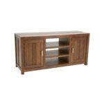 MD8767 TV Furniture, Solid wood TV display cabinet with two doors, classic design
