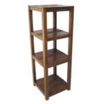 MD8773 Column Cabinet, Tall display cabinet made of solid wood, modern design