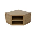 MD8779 Corner TV Cabinet, Solid wood corner TV stand with Scandinavian design