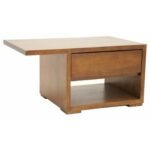 MD8786 Bedside Table, Solid wood bedside table with 1 drawer (Double Side), Scandinavian design