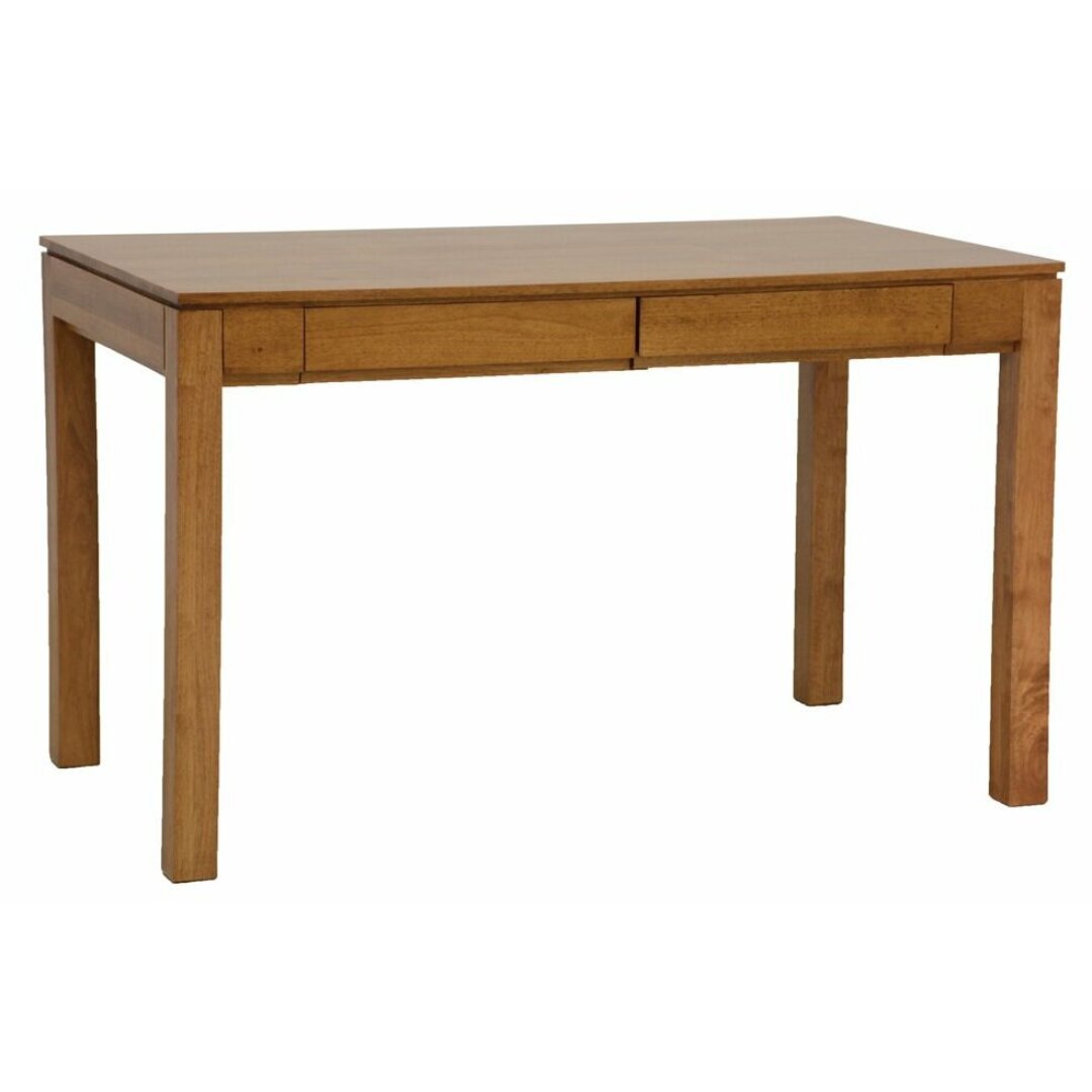 MD8808KD Desk, Solid wood desk with 2 drawers, Scandinavian design