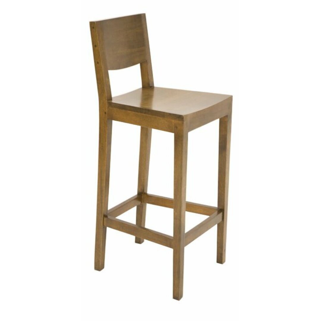 MD8809 Bar Chair, Solid wood bar stool with Scandinavian design