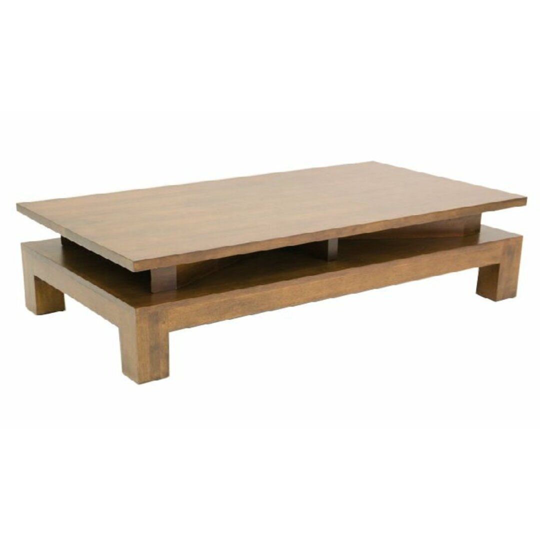 MD8829 Low Table, Solid wood rectangular coffee table with a modern design