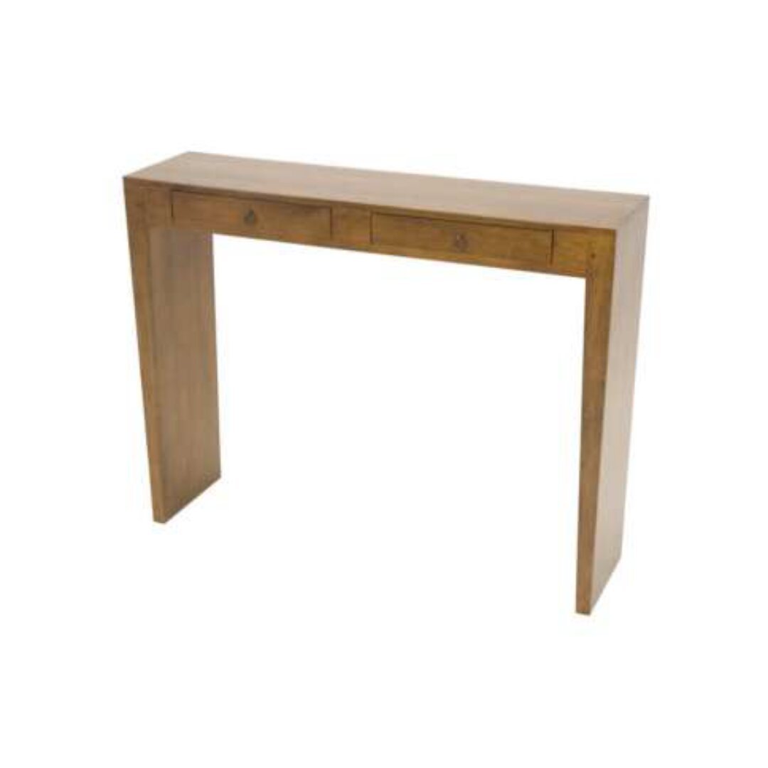 MD8830 Console Table, A slim, solid wood console table with two drawers