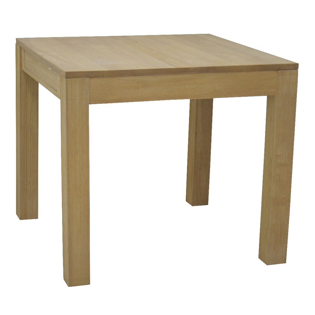 MD8833KD Dining Table, Solid wood dining table, extendable from 85-147 cm