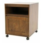 MD8850 Desk Side Cabinet, Solid Wood Desk Side Cabinet