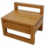 MD8856 Bedside Table 1 Drawer, Solid wood bedside table with 1 drawer