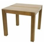 MD8859KD Dining Table, Solid wood dining table, 4 seats, square shape