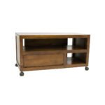 MD8862 TV Cabinet, Solid wood TV cabinet with 1 drawer, Scandinavian design