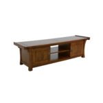 MD8867 TV Cabinet, Solid wood TV stand with 2 doors, Oriental style