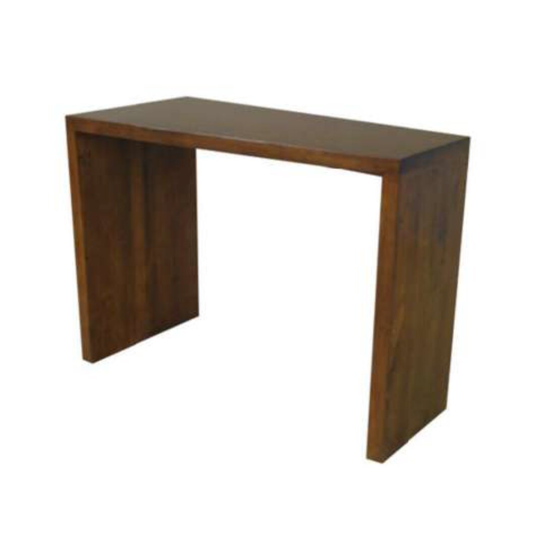 MD8873 Console Table, A modern, curved, solid wood console table