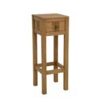 MD8877 Console Table, A tall, solid wood console table with one drawer, in a compact size