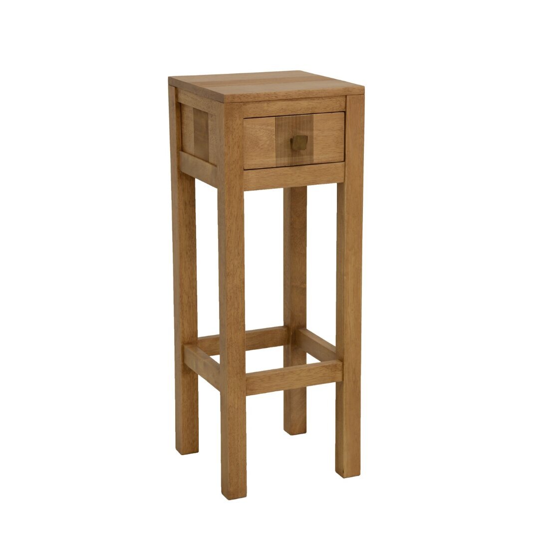 MD8877 Console Table, A tall, solid wood console table with one drawer, in a compact size