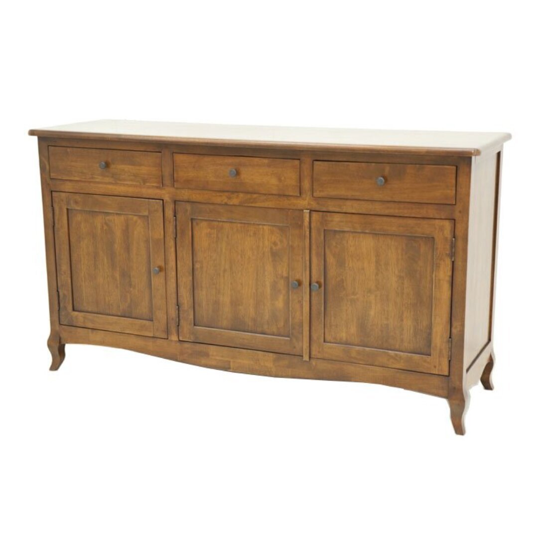 MD8890 Cupboard, Large, solid wood storage cabinet with 3 doors and 3 drawers, Florence design