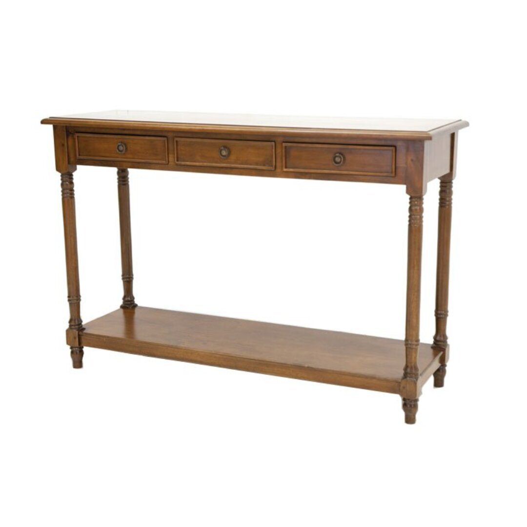 MD8895 Console Table, Solid wood console table with 3 drawers, Paris Collection design
