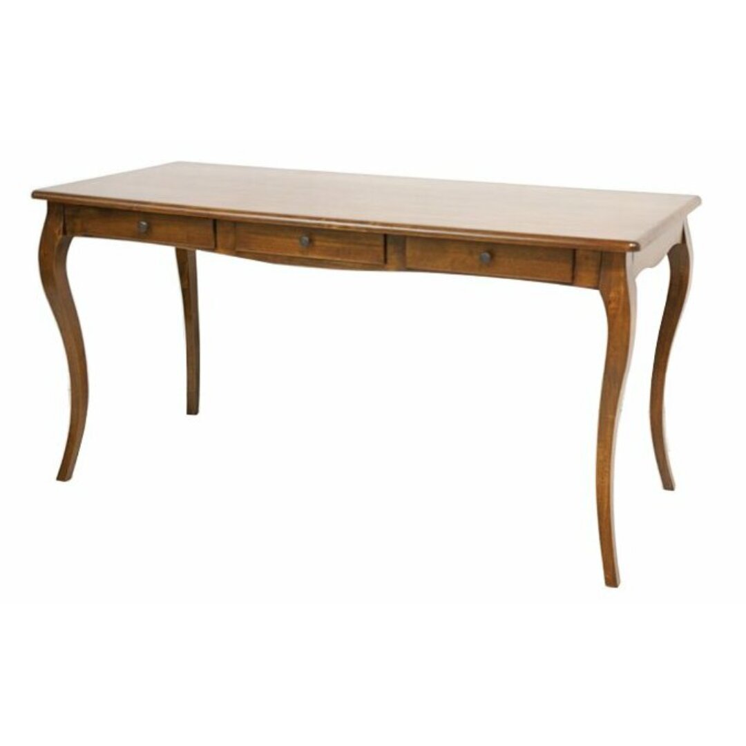 MD8906KD Desk, Solid Wood, 3 Drawers, Florence Collection