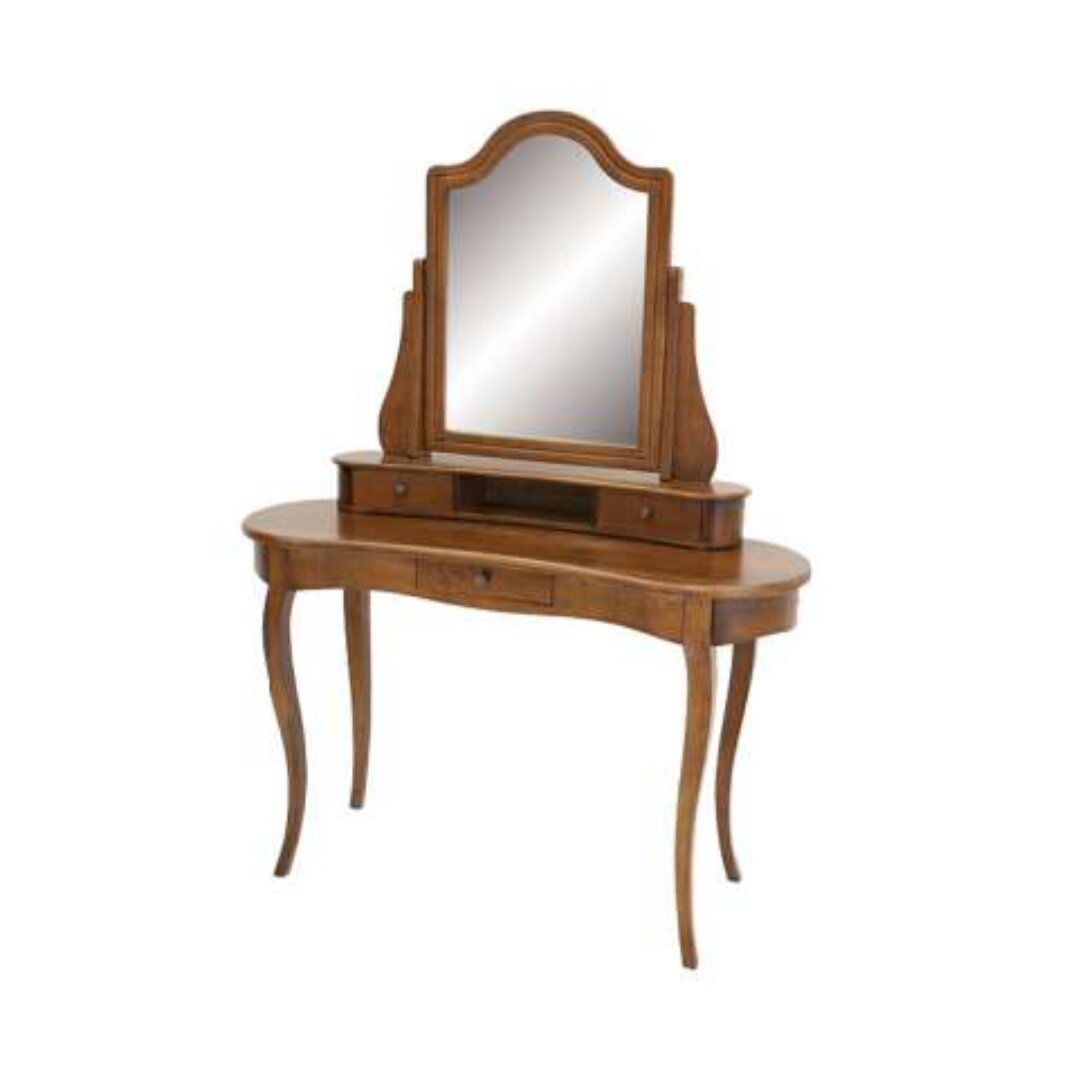 MD8909KD Dressing Table, Solid Wood, 3 Drawers, Florence Collection