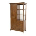 MD8913 Wardrobe, Solid Wood, 1 Door, 5 Drawers, Paris Collection