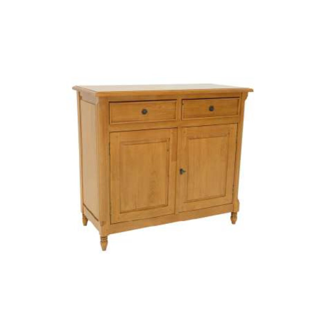 MD8914-1 Cupboard, Solid wood storage cabinet with 2 doors and 2 drawers, featuring a sleek and luxurious European design