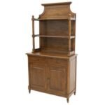 MD8914 Kitchen Dresser, Solid Wood Kitchen Cabinet with 2 Doors and 2 Drawers, Paris Collection
