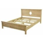 MD8929KF King Size Bed Frame, Solid wood bed with a simple and luxurious design