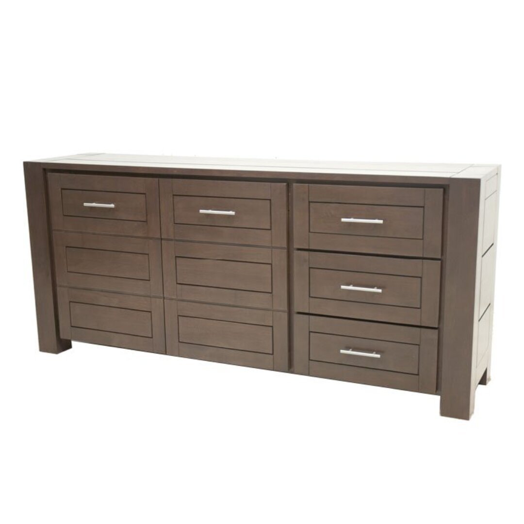 MD8940 Wooden Sideboard, Solid wood sideboard with 2 doors and 3 drawers