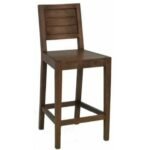 MD8948 Wooden Bar Stool, Solid wood bar stool with backrest