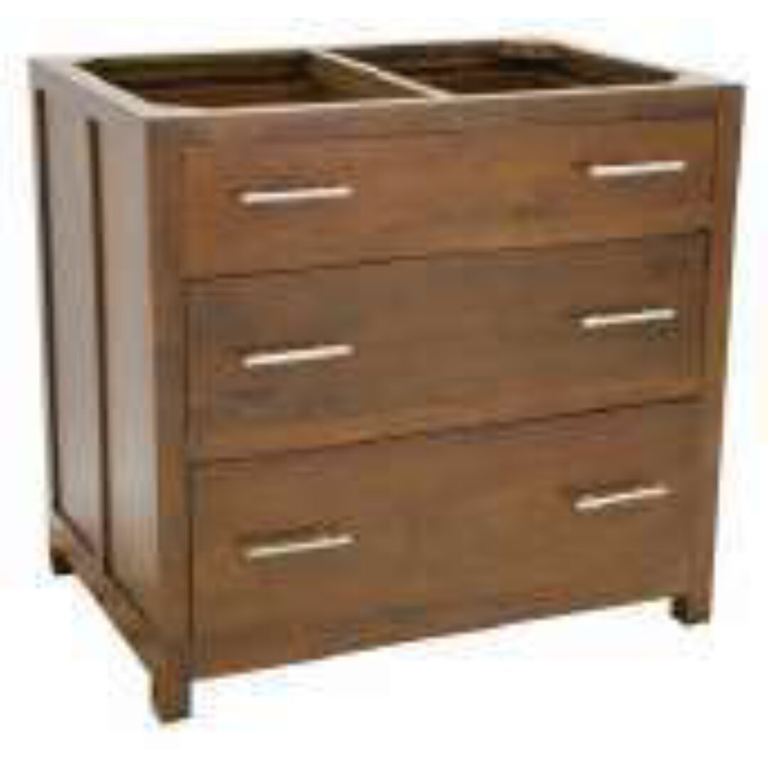 MD8954-1 Kitchen Counter, Solid wood kitchen counter with 3 drawers, classic design