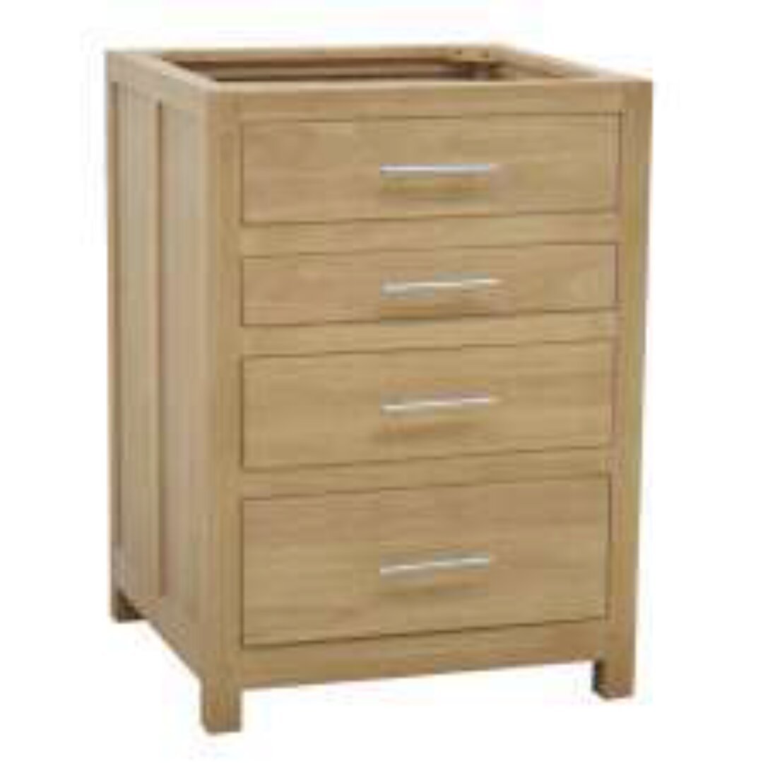 MD8955-1 Kitchen Counter, Solid wood kitchen counter with 4 drawers, modern classic design