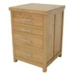 MD8955 Kitchen Counter, Compact, solid wood kitchen counter with 4 drawers