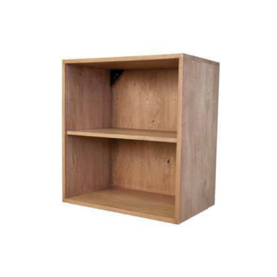 MD8958 Wall Shelf, Compact, solid wood wall shelf with solid doors