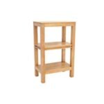 MD8971 Bath Low Shelf, Low, minimalist design solid wood bathroom shelf