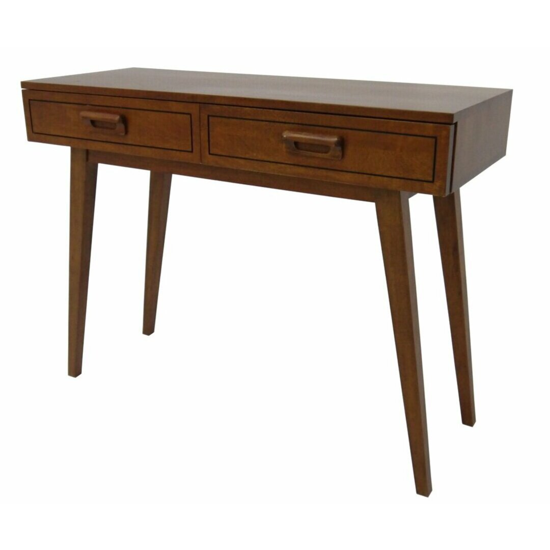 MD8976KD Console Table Real Wood, Vintage Design Console Table with 2 Drawers