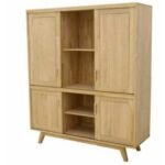 MD8989KD Cabinet with 4 Sliding Doors, Real Wood, A real wood storage cabinet with 4 sliding doors