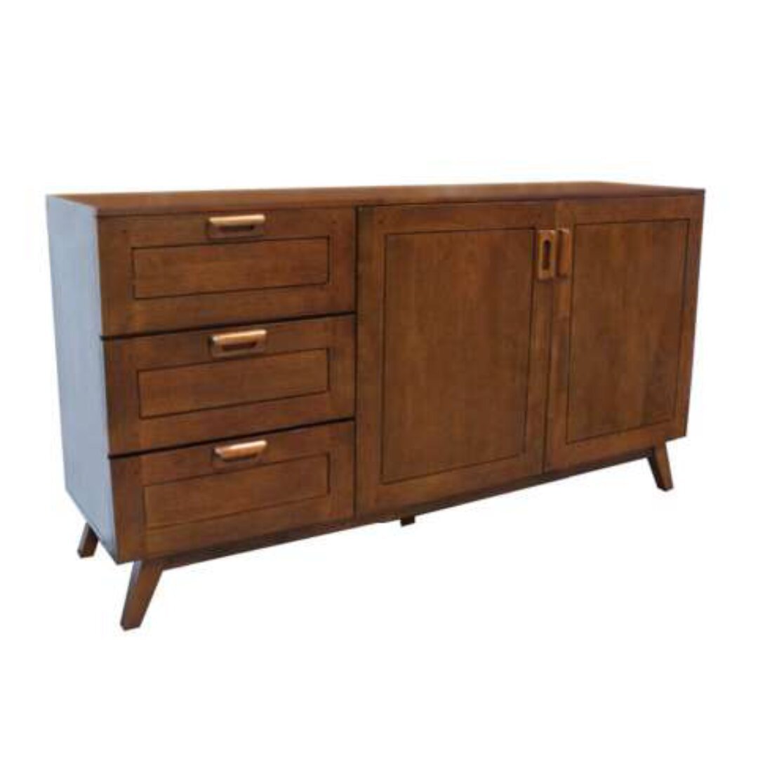 MD8994KD Real Wood Sideboard, Two-door sideboard with three drawers