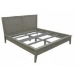 MD8995KF Complete Bed Real Wood, Premium design real wood bed