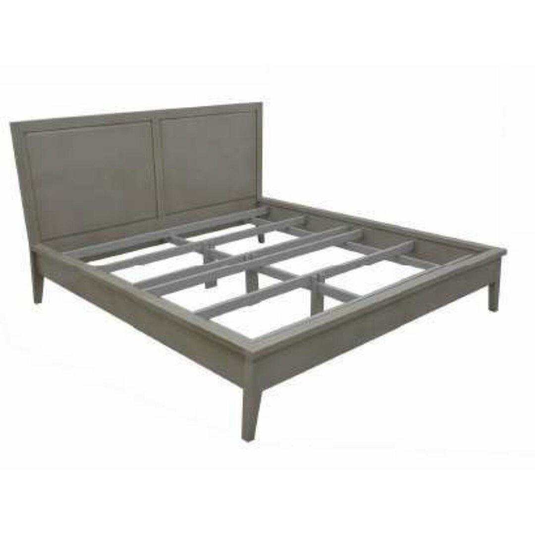 MD8995KF Complete Bed Real Wood, Premium design real wood bed