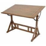MD9005KD Desk, Solid wood work desk with craftsmanship design