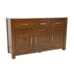 MD9011-1 Sideboard, Solid wood sideboard with 3 doors and 3 drawers