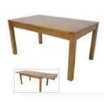 MD9016KD Dining Table, Extendable solid wood dining table