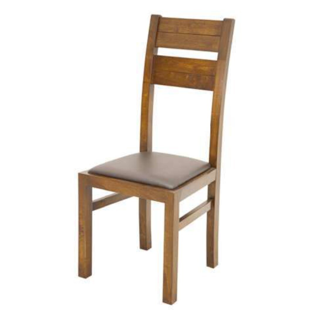 MD9017 Dining Chair, Solid wood dining chair with high backrest