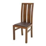 MD9018 Dining Chair, Solid wood dining chair with high backrest
