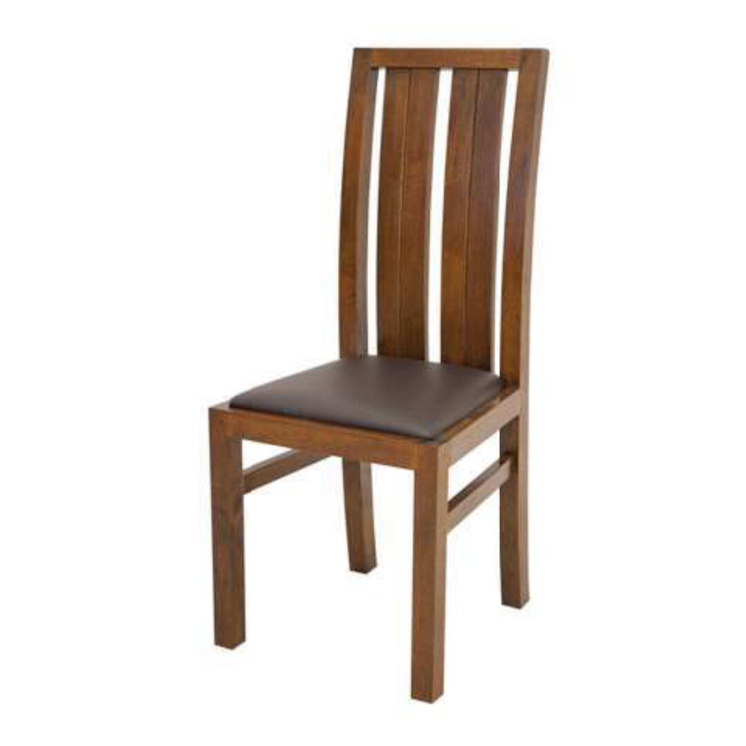 MD9018 Dining Chair, Solid wood dining chair with high backrest